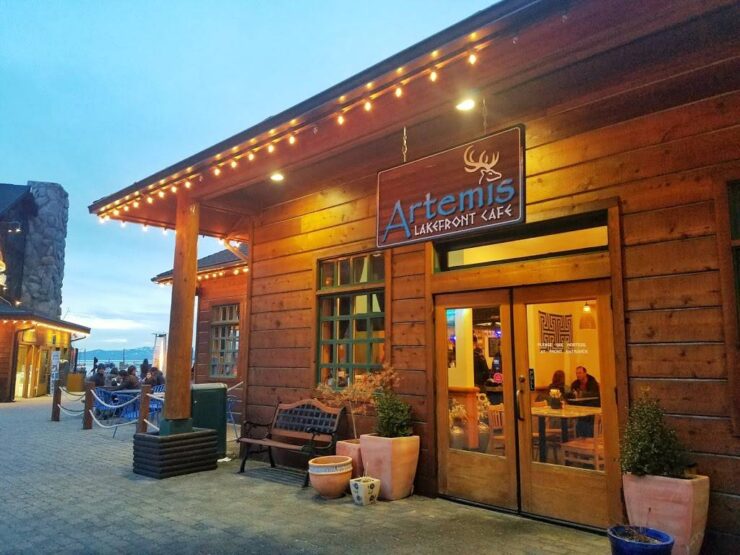 artemis lakefront cafe best restaurants south lake tahoe