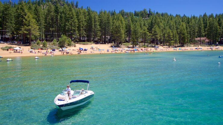 zephyr cove best beach south lake tahoe